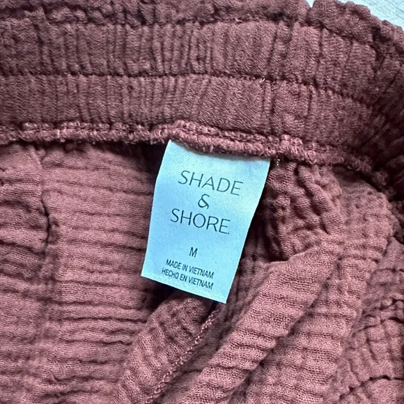 Shade & Shore Women’s Bohemian Linen Pants in Warm Brown Size Medium - Picture 2 of 9